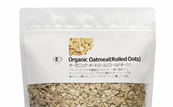 チャック付き袋入りのオートミール