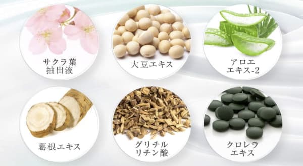 除毛クリームに含まれる保湿成分の例