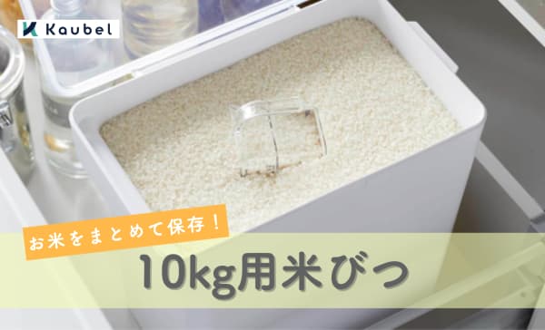 【2〜3人向け】10kg用米びつのおすすめランキング9選！計量機能付きも紹介