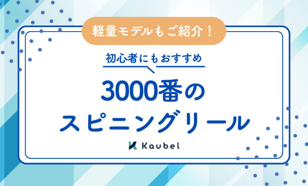 3000番のスピニングリールのおすすめ人気ランキング20選！軽量モデルも紹介