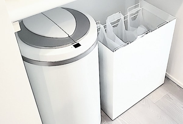 人気ブラドン ZITA ゴミ箱（ZitA（ジータ）の 自動ゴミ箱 ホワイト 30L mini ごみ箱
