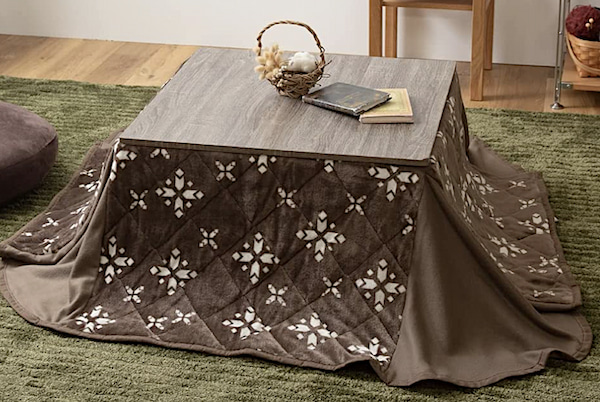 折りたたみ こたつテーブル 90×50cm 楕円形 2022年製 おしゃれな