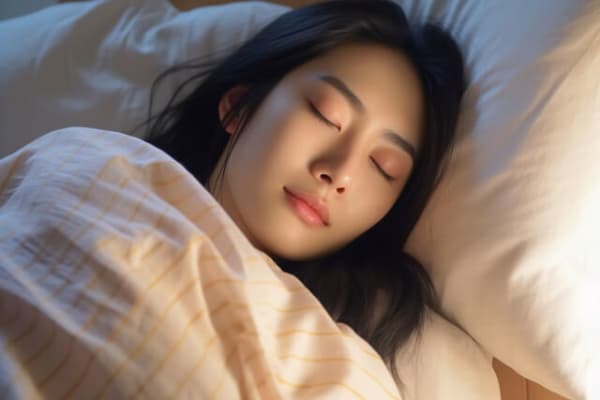 眠る女性