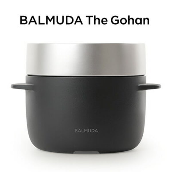 BALMUDA The Gohan 3合炊き電気炊飯器 K03A-BK