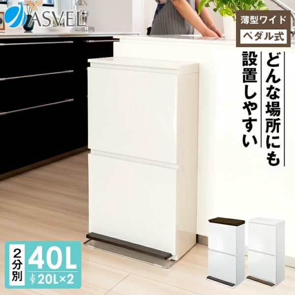ASVEL 分別 ペダル 2段 ワイド 40L