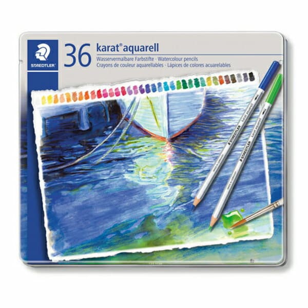 ステッドラー カラト アクェレル水彩色鉛筆 36色セット 125M36