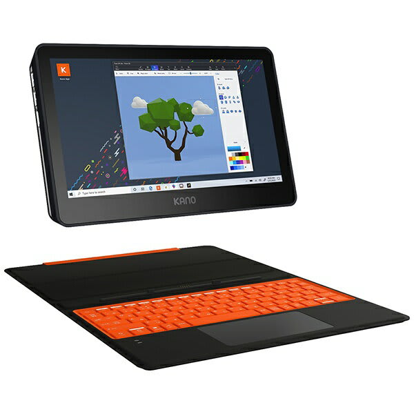 KANO Windowsタブレット＋キーボード オレンジ 1110J-02