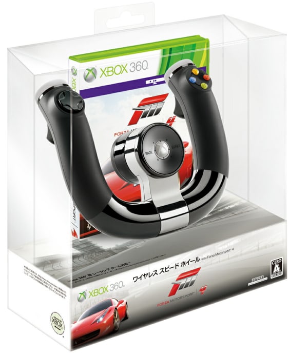 マイクロソフト Xbox 360 ワイヤレス スピード ホイール WITH Forza Motorsport 4