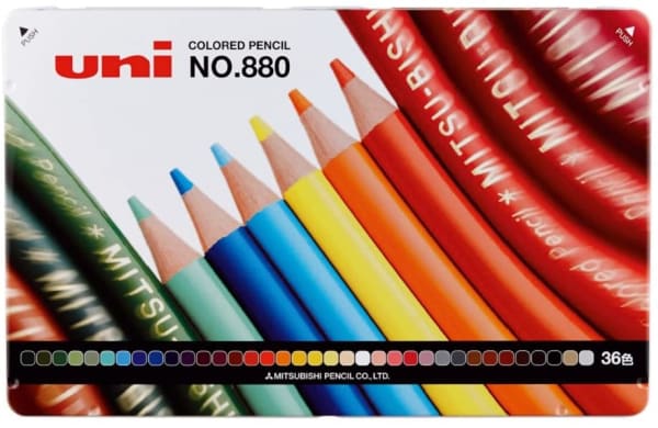 三菱鉛筆 色鉛筆 880 36色セット K88036CPN